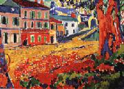 maurice de vlaminck Restaurant at Marly-le-Roi oil on canvas